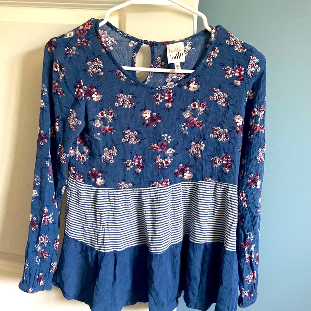 Floral long sleeve, blouse